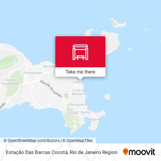Estação Das Barcas Cocotá map