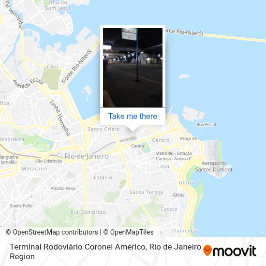 Terminal Rodoviário Coronel Américo map
