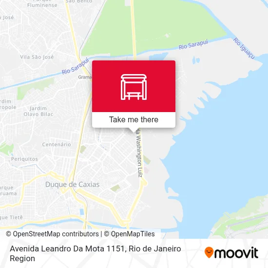 Avenida Leandro Da Mota 1151 map