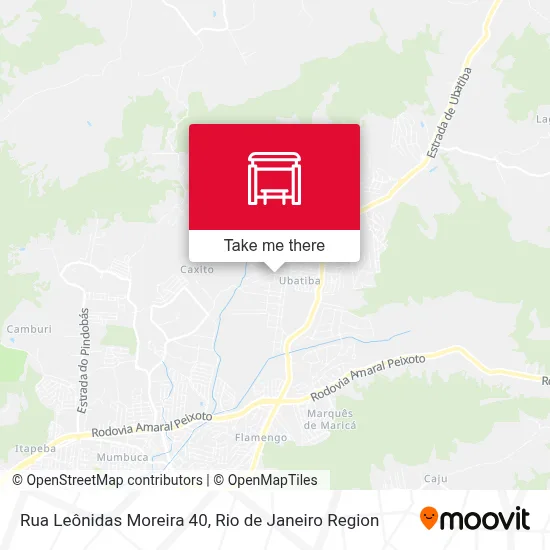 Rua Leônidas Moreira 40 map