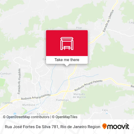 Rua José Fortes Da Silva 781 map