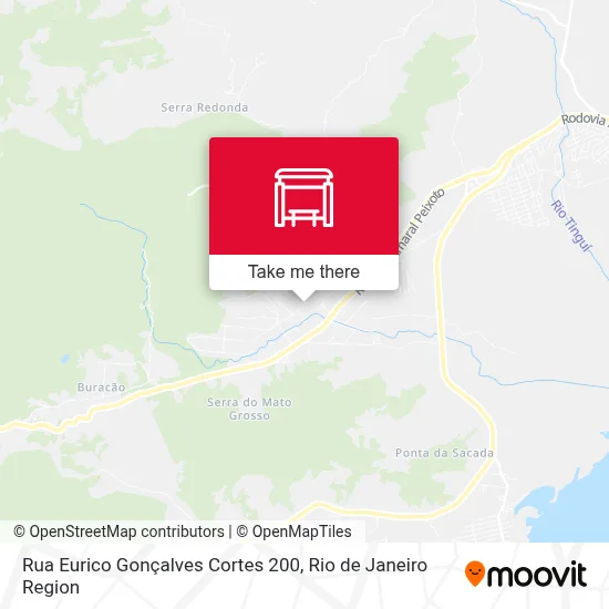 Rua Eurico Gonçalves Cortes 200 map