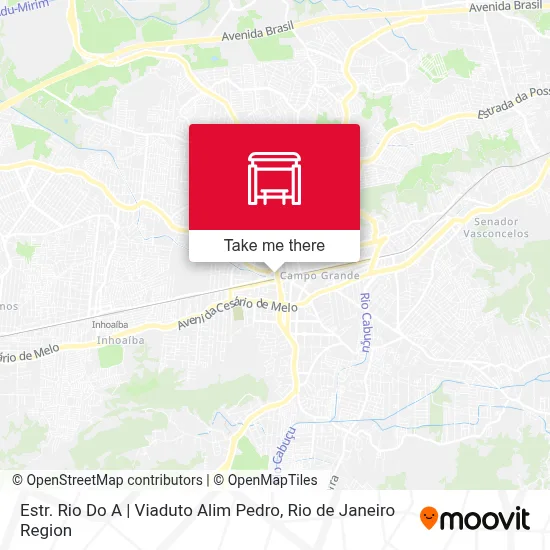 Estr. Rio Do A | Viaduto Alim Pedro map
