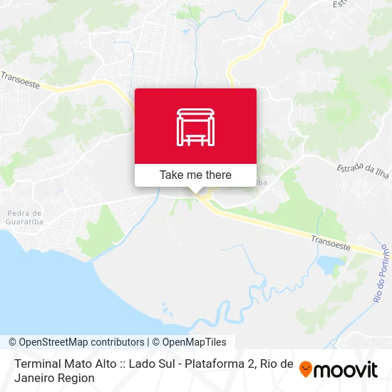 Terminal Mato Alto :: Lado Sul - Plataforma 2 map