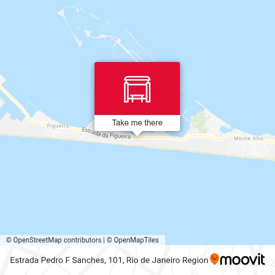 Estrada Pedro F Sanches, 101 map