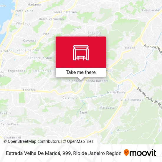 Estrada Velha De Maricá, 999 map