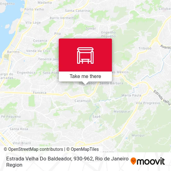 Estrada Velha Do Baldeador, 930-962 map