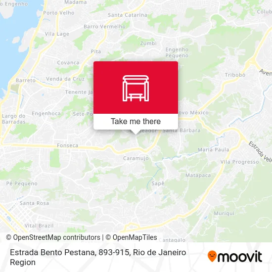 Estrada Bento Pestana, 893-915 map