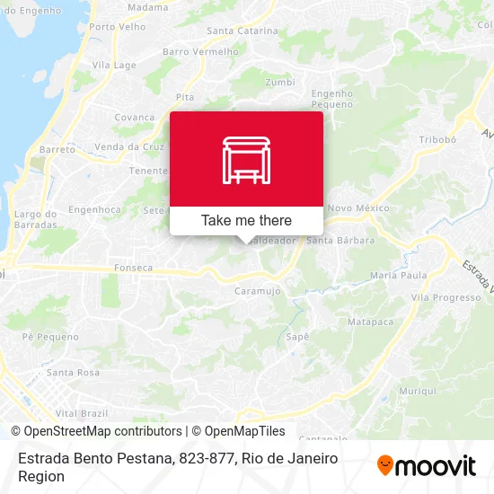 Estrada Bento Pestana, 823-877 map