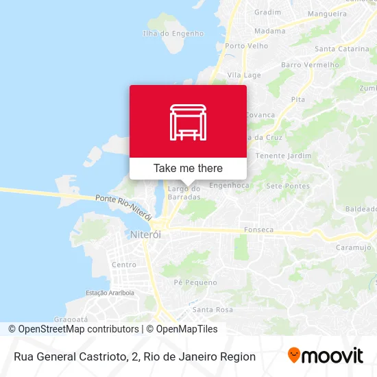 Rua General Castrioto, 2 map