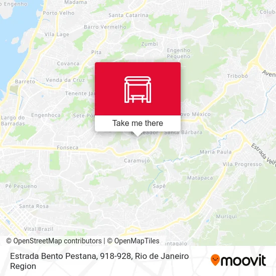Estrada Bento Pestana, 918-928 map