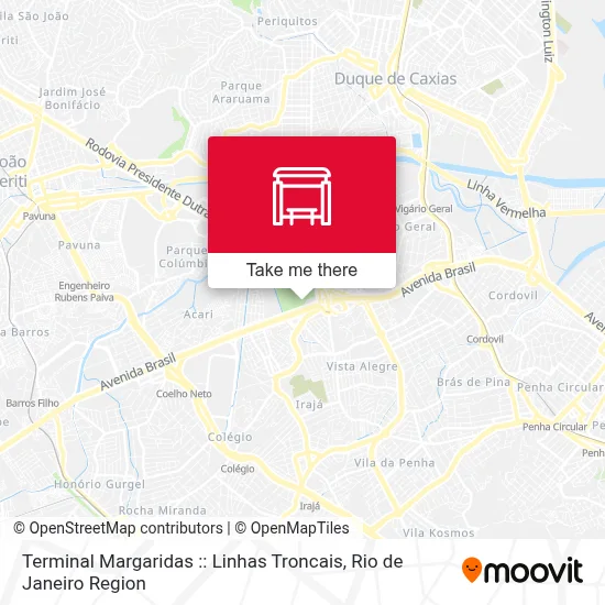 Terminal Margaridas :: Linhas Troncais map