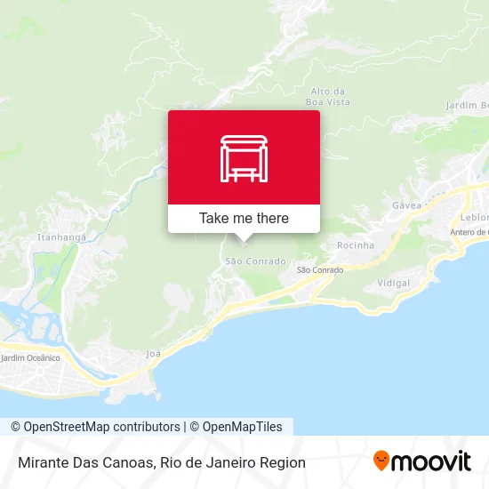 Mirante Das Canoas map