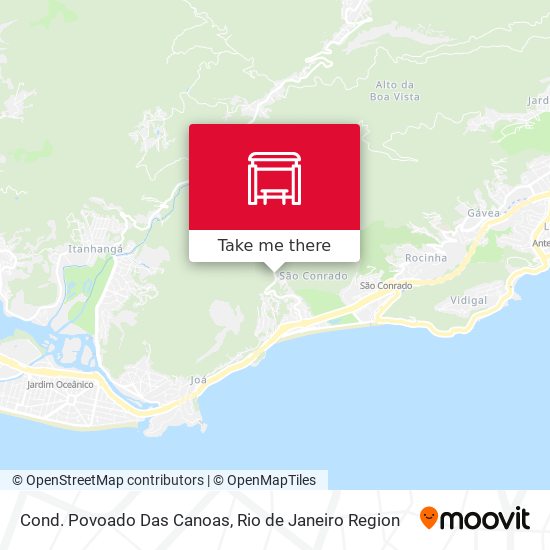 Cond. Povoado Das Canoas map