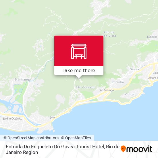 Entrada Do Esqueleto Do Gávea Tourist Hotel map
