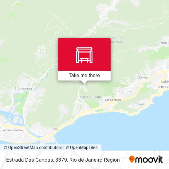 Estrada Das Canoas, 3379 map