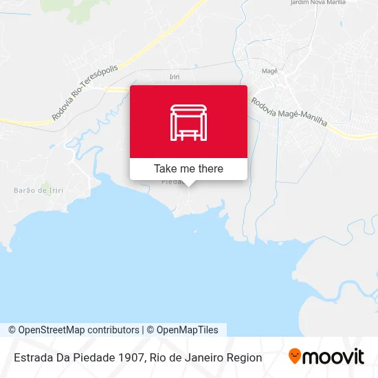 Estrada Da Piedade 1907 map