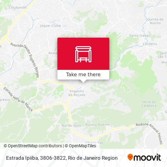 Estrada Ipiiba, 3806-3822 map