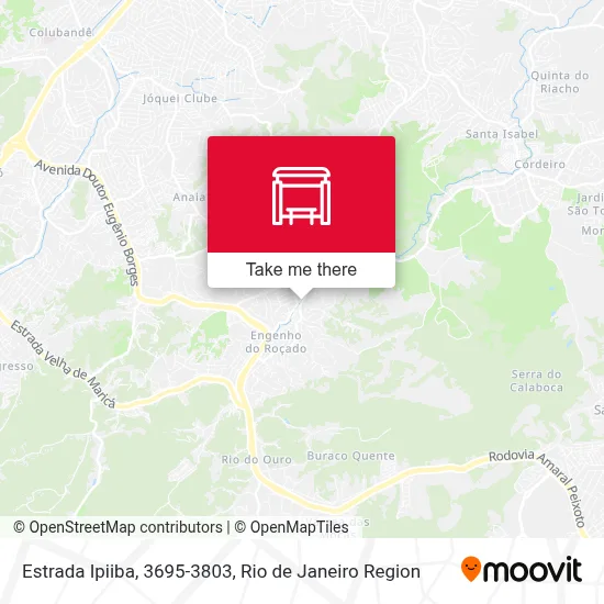 Estrada Ipiiba, 3695-3803 map