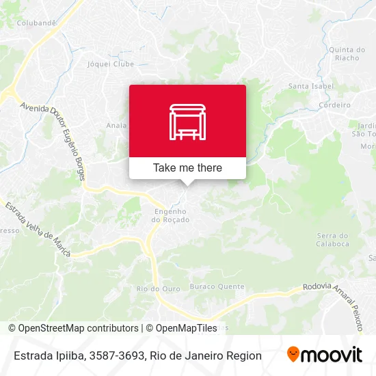 Estrada Ipiiba, 3587-3693 map