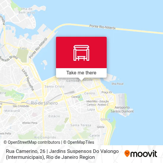 Rua Camerino, 26 | Jardins Suspensos Do Valongo (Intermunicipais) map