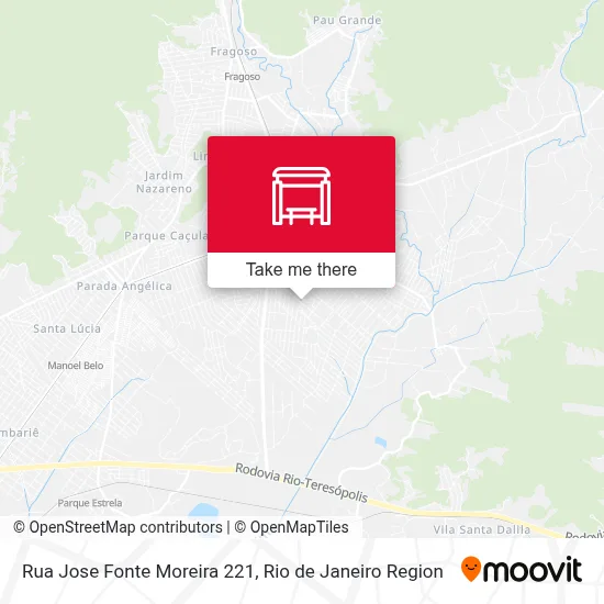 Rua Jose Fonte Moreira 221 map