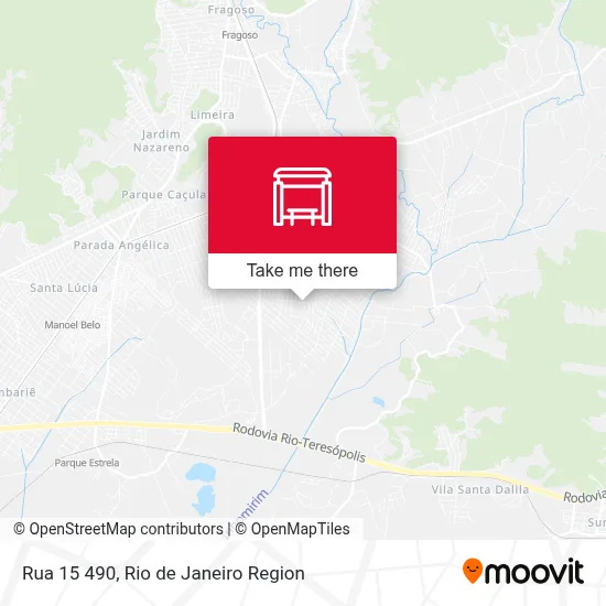 Rua 15 490 map