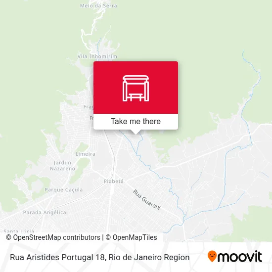 Rua Aristides Portugal 18 map