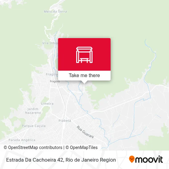 Estrada Da Cachoeira 42 map