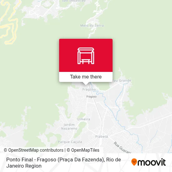 Ponto Final - Fragoso (Praça Da Fazenda) map