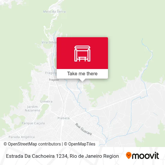 Estrada Da Cachoeira 1234 map