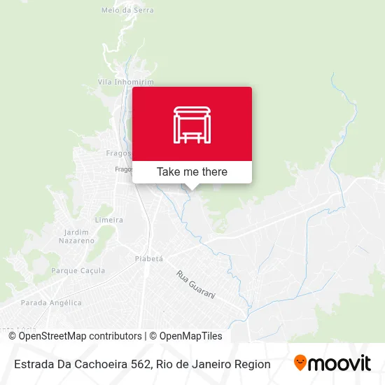 Estrada Da Cachoeira 562 map