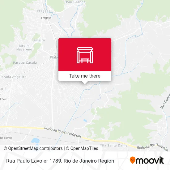 Rua Paulo Lavoier 1789 map