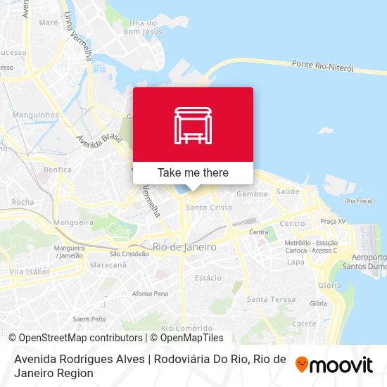 Avenida Rodrigues Alves | Rodoviária Do Rio map