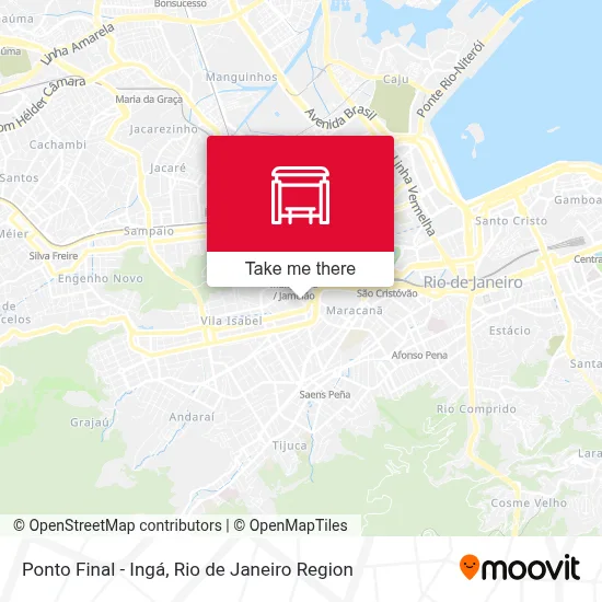 Ponto Final - Ingá map