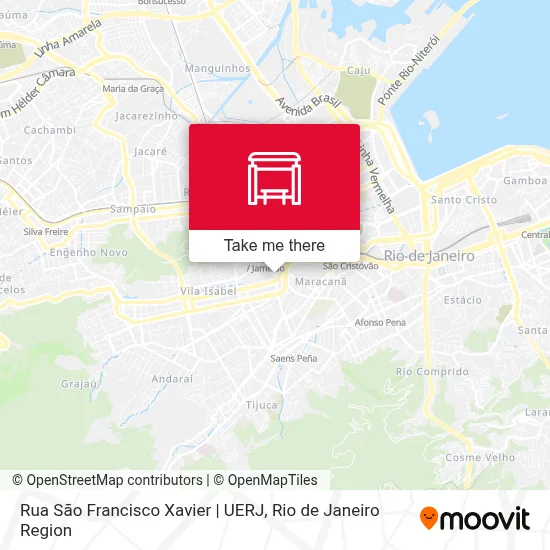 Rua São Francisco Xavier | UERJ map