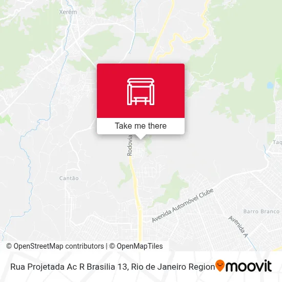 Rua Projetada Ac R Brasilia 13 map