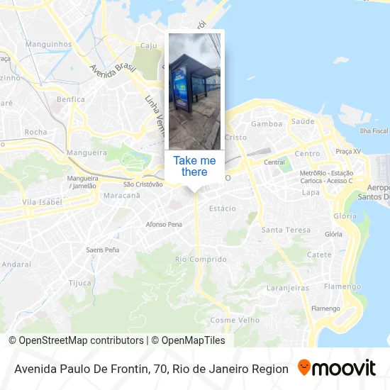 Avenida Paulo De Frontin, 70 map