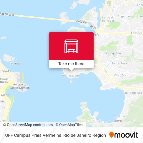 UFF Campus Praia Vermelha map