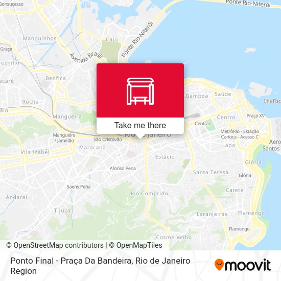 Ponto Final - Praça Da Bandeira map