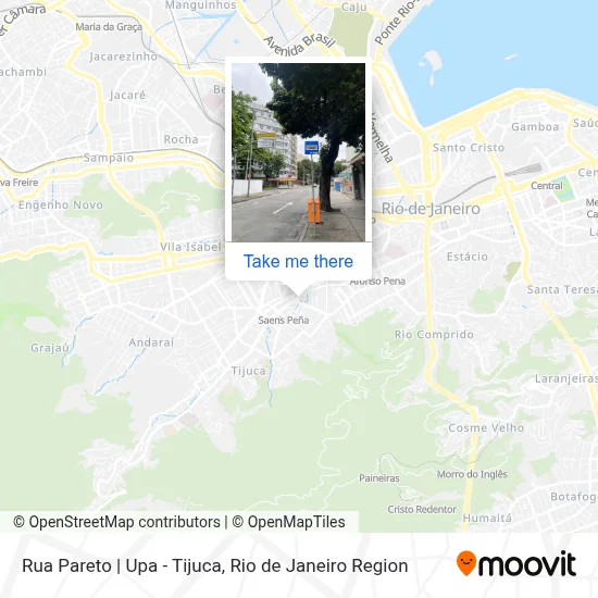 Rua Pareto | Upa - Tijuca map