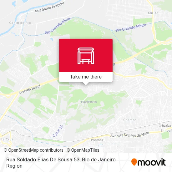 Rua Soldado Elías De Sousa 53 map