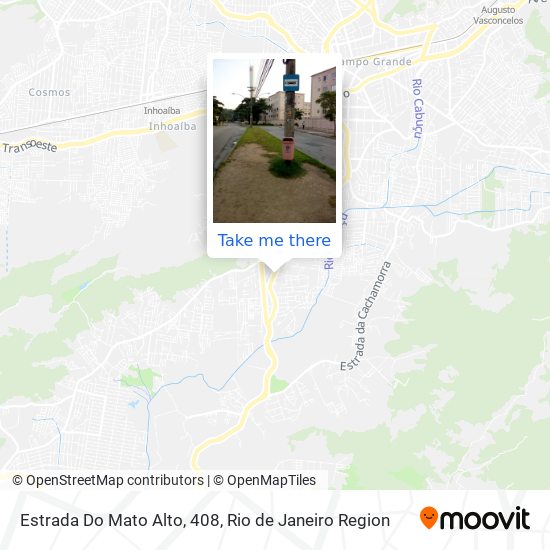 Estrada Do Mato Alto, 408 map