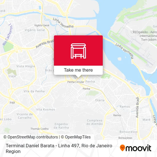 Terminal Daniel Barata - Linha 497 map