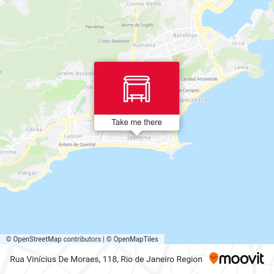 Rua Vinícius De Moraes, 118 map