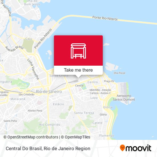 Central Do Brasil map
