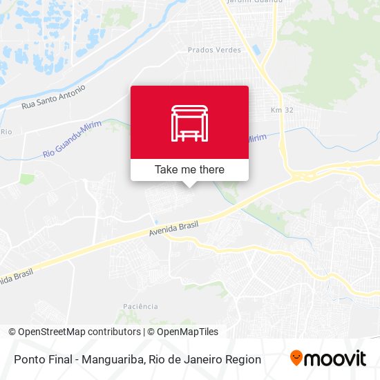 Ponto Final - Manguariba map
