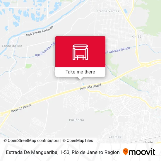 Estrada De Manguariba, 1-53 map