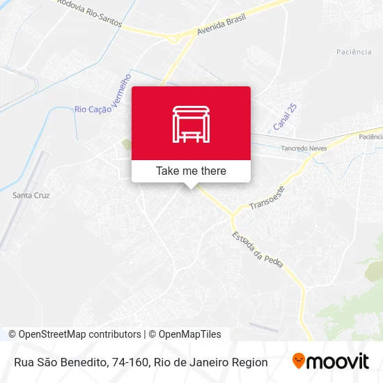 Rua São Benedito, 74-160 map