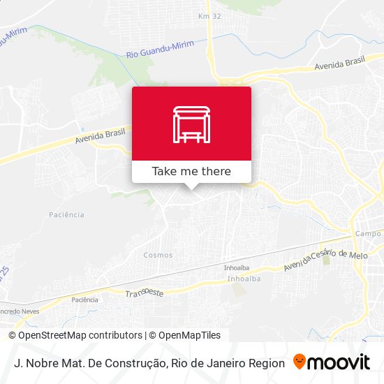 J. Nobre Mat. De Construção map